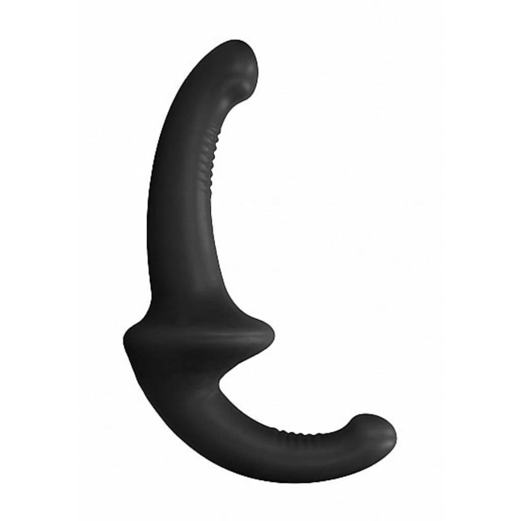 Shots - Ouch! Silicone Strapless Strapon - Black