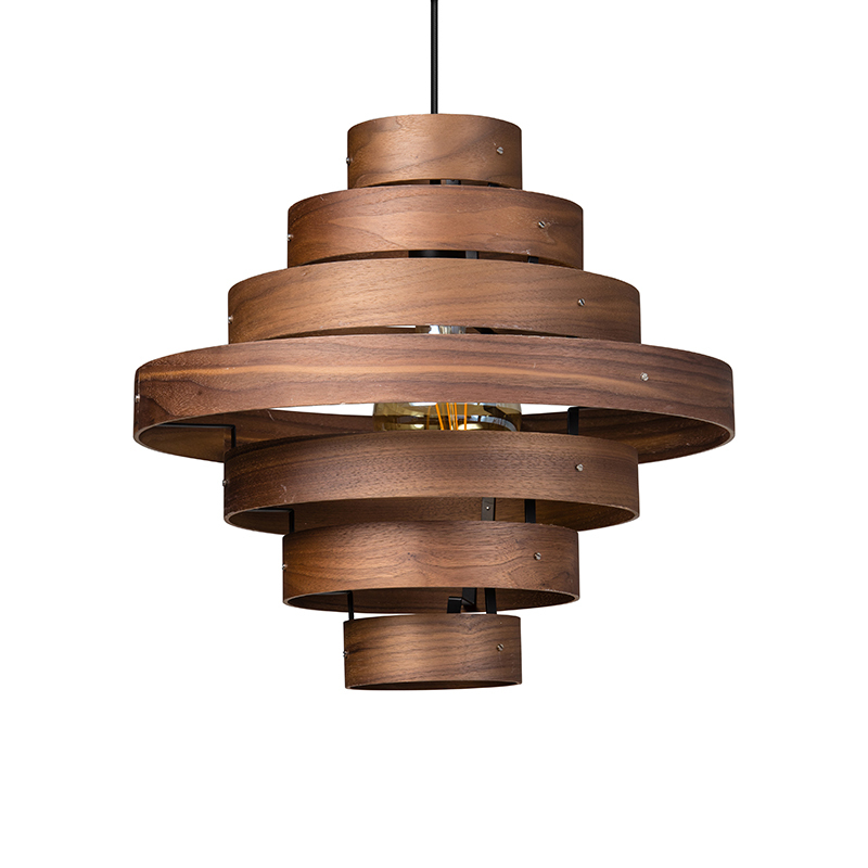 ETH Design hanglamp houtkleurig - Helix