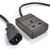 Pro Power PL1501587 PL15015 IEC C14 stekker label '5m socket'