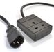 Pro Power PL1501587 PL15015 IEC C14 stekker label '5m socket'