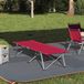 vidaXL - Opvouwbaar Campingbed - Rood - 194 x 62,5 x 42,5 cm - Oxford en Staal