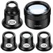 Loep - 5-delig - 5x, 10x, 15x, 20x en 30x vergroting - Monocle vergrootglas - Voor juweliers en horlogemakers