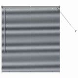 vidaXL - Venetiaanse jaloezie - Donkergrijs - 130 x 115 cm - 25 mm Aluminium