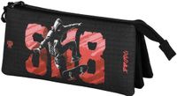 Karactermania PRODG SK8 Triple Potloden Etui met Rits - Pennenzak - Tekenetui - Zwart