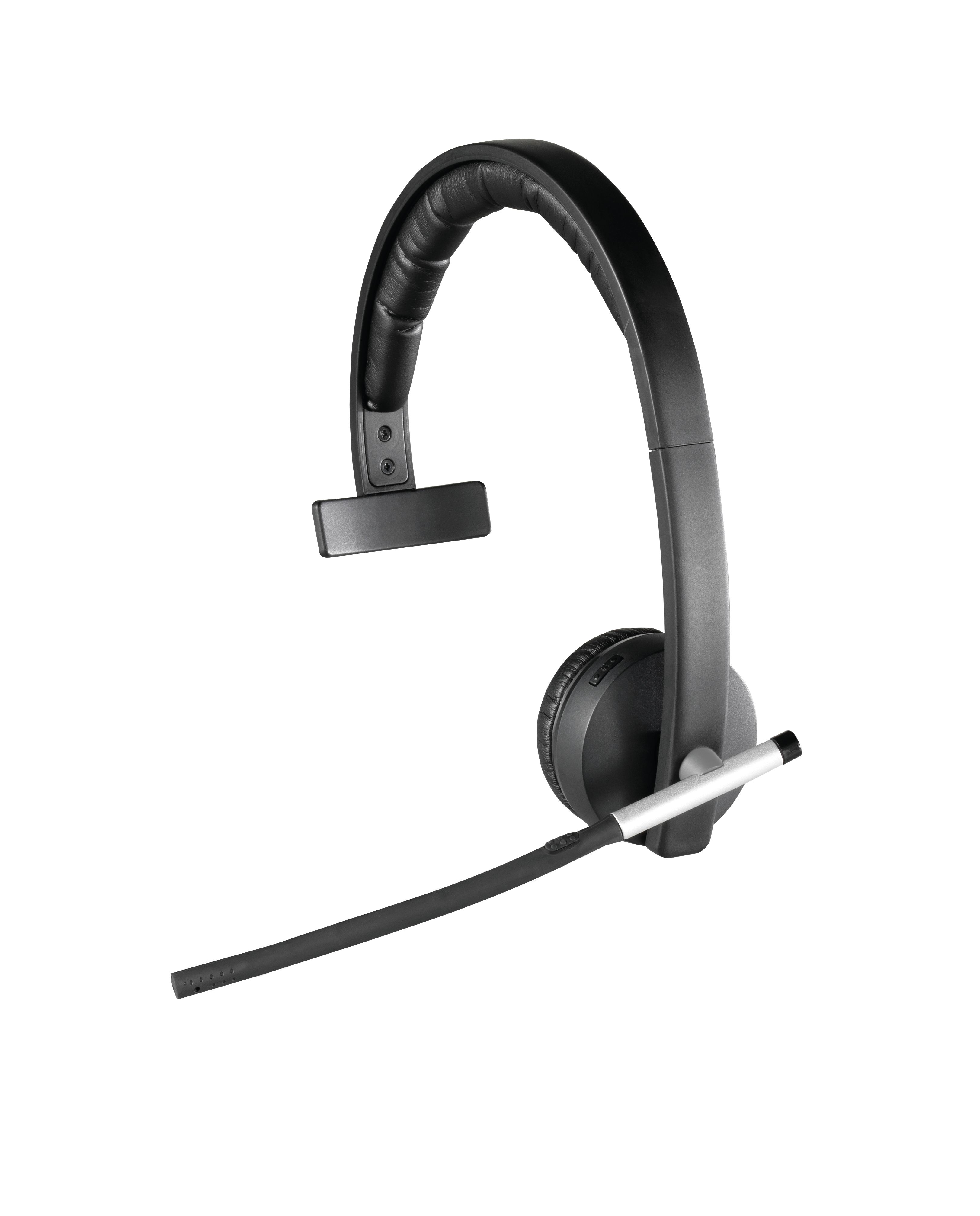 Logitech H820e Wireless Headset - Mono - On-Ear - Black