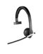 Logitech H820e Wireless Headset - Mono - On-Ear - Black