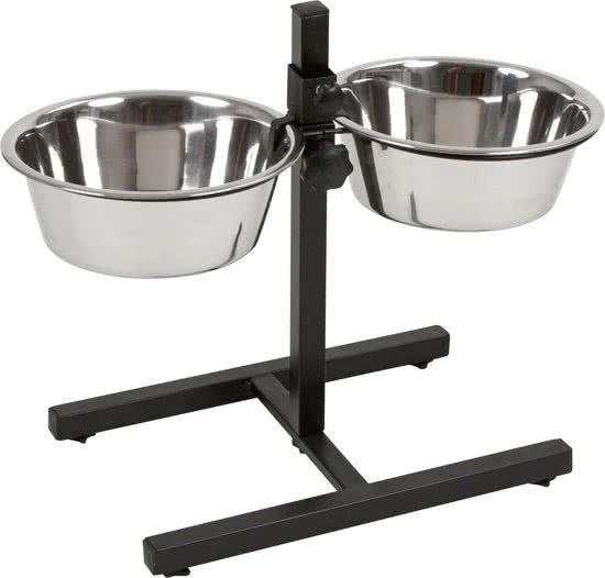Kerbl Voerbakken met standaard - 2 x 2800ml