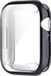 By Qubix Qubix Siliconen case (volledig beschermd) 41mm - Space Grey - Geschikt voor Apple Watch Series 7/8/9 (41 mm)