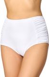 Merry Style Dames Zwembroek - Bikinibroekje - Elastische tailleband – Polyamide & Elastaan – Wit (0016) – 40