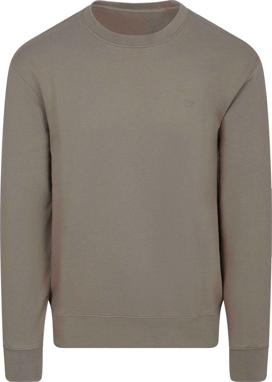 Levi's Sweater Logo Taupe - Maat M - Heren
