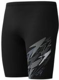Speedo Medley Logo Jammer Heren - Zwart/Grijs - XXL
