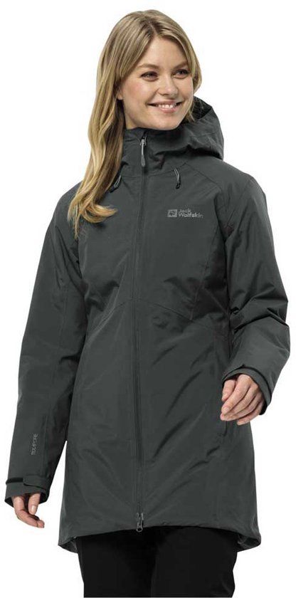 Jack Wolfskin Heidelstein Ins JKT W - Winterjas - Groen - Dames - Maat XXL