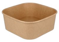 Boîte repas carrée carton - 300 x 1,2 l