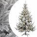 vidaXL Sapin de Noël artificiel articulé 180 cm 300 LED Blanc chaud