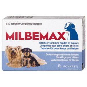 Milbemax Kleine honden en puppies 2 Tabletten