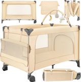 MoMi BELOVE PLUS Reisbedje & Campingbedje - Beige