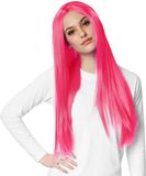 Tectake Dressforfun Pruik lang haar glad - Pink