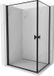 Mexen Mist-B Duo porte de douche pivotante 80 x 100 cm, noir