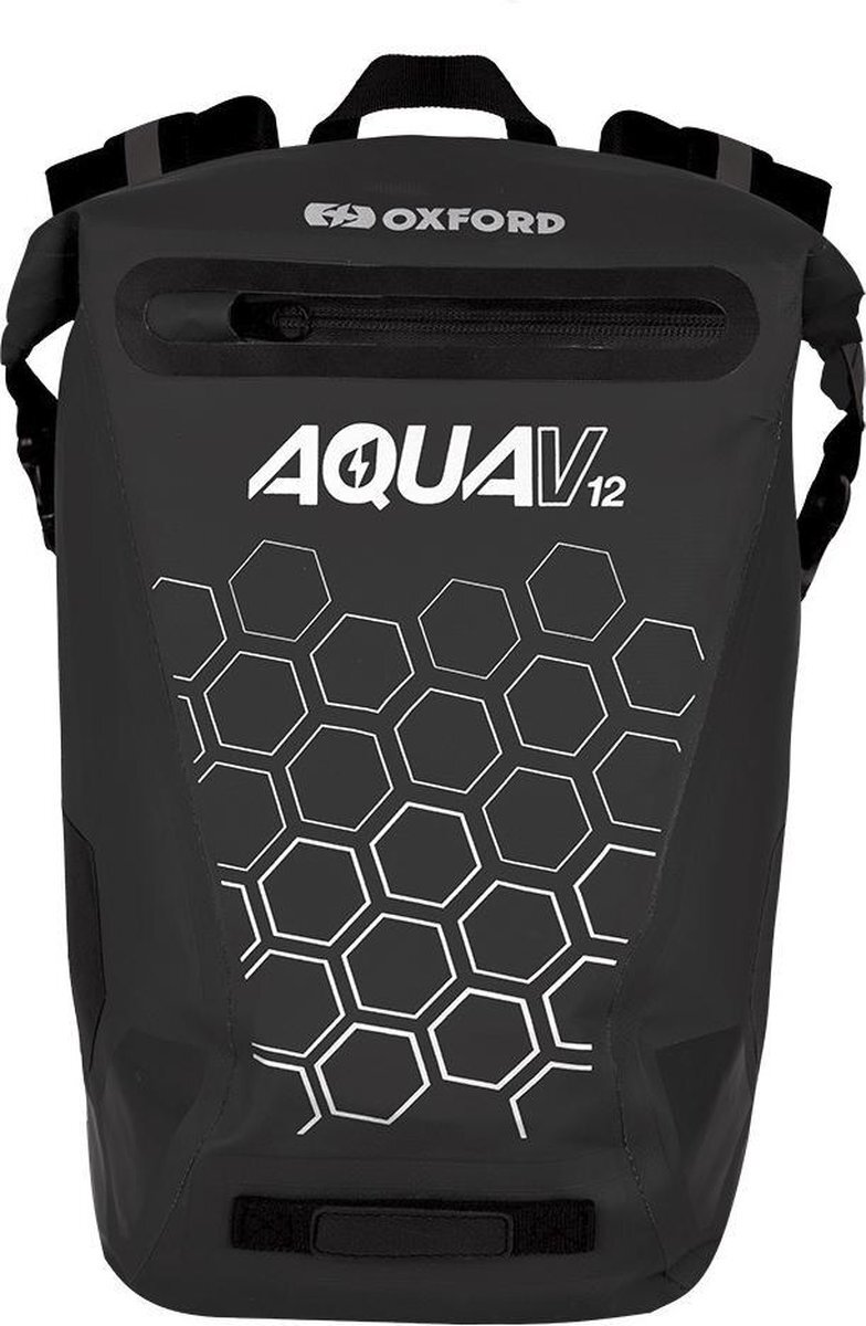 Oxford Waterdichte Rugzak / Rugtas Aqua 12 Liter zwart