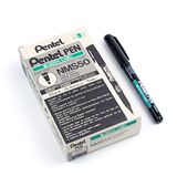 Pentel permanent marker xyleen-vrij F 0,8 mm lijnbreedte 12 stuks zwart