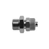 Riegler Rechte schroefverbinding, zonder O-ring, G 1/8 a., voor slang 5/3 mm, SW 14, werkdruk max. 18 bar, messing vernikkeld