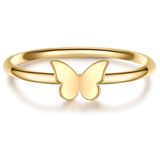 Glanzstücke München Ring 925 zilver geel goud maat 60