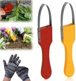 Ibenzoa® Set de jardin pour désherbage efficace avec poignée ergonomique et gants