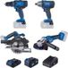 Scheppach Pack 4 Outils Sans Fil 20v Ixes