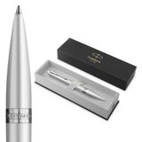 Parker Meridian Balpen | Chroomlak met chroomafwerkingen | Middelgrote penpunt | Handschriftpennen & Schrijfwaren | Blue Ink | Luxe Cadeaudoos