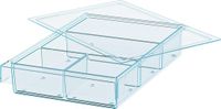 Siemens Plank Transparant koelkastonderdeel & -accessoire