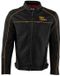Rusty Stitches Chase Veste en cuir Noir M Homme