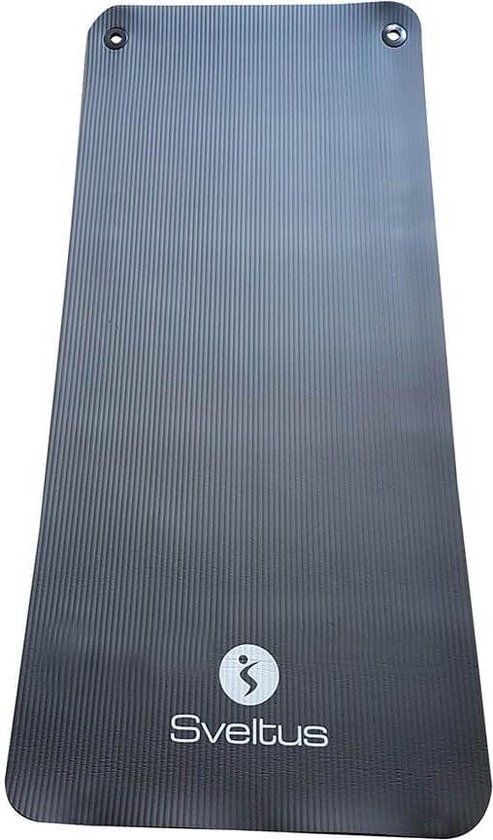 SVELTUS Yogamat - zwart - 10 mm dik
