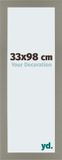 yd. Cadre photo 33x98 cm Anthracite MDF Mura