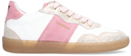 Vingino Meisjes Lage Sneakers VIN826131-931 Roze Leer Veters