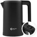 Balter waterkoker, roestvrij staal, met temperatuurregeling, 1,7 liter, 2200W, BPA-vrij, LED-verlichting, temperatuurinstelling 40°C-100°C, automatische uitschakeling, zwart