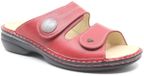 Finn Comfort Muiltjes 'Pantolette Damen 02550 423147 Echtleder in rot' rood