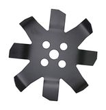 Kawapower KW0263 schijf voor bosmaaier, 8 punten, multifunctioneel, 25025.43,0 mm, voor bosmaaier, zwart