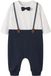 NAME IT Overall 'NBMRUFUS' donkerblauw / wit