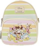 Loungefly Disney by Loungefly Crossbody Bag Mickey and Friends Rainbow Stripes