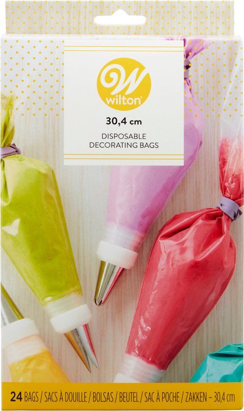 Wilton Wegwerp Spuitzak - 30 cm - 24 Stuks