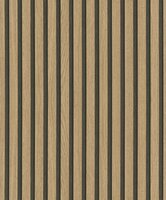 Assorti 2022-2024 Marburg Behang - Slaapkamer en Woonkamer - Bruin - Zwart - Latjes - 0,53 x 10,05 M.