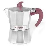 6 Tognana 6 kopjes expressomachine EXTRA 240 ml, zilver