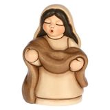 THUN - Keramische handelaar beige 5,4 x 4,3 cm, hoogte 7,9 cm, collectie klassieke kribbe