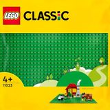 LEGO Classic Groene bouwplaat, Vierkant 32x32 Stud Bouwplaat, Bouw- en Displaybord Blokken, Cadeau voor Jongens en Meisjes 11023