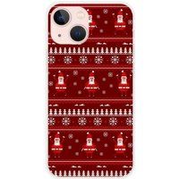 1001 coques Apple iPhone 13 Mini bedrukt siliconen hoesje pull de noel santa