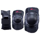 Sconosciuto K2 Valbescherming set Volwassenen zwart/rood L