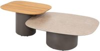 4 Seasons Outdoor Demi loungetafels 50x60 cm en 70x80 cm - Terre