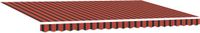 vidaXL Parasol Oranje 500 x 300 cm Polyester Elektrisch