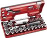 Facom SXL.DBOX3PB Dopsleutelset Metrisch 1/2 (12.5 mm) 25-delig