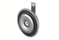 HELLA 3BA 002 768-131 Claxon - B36 - 12V - 116dB(A) - Frequentiebereik: 335Hz - Lage toon - Behuizingskleur: Grijs - Platte stekkeraansluiting